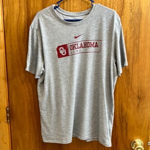 Nike Gray Oklahoma Short Sleeve Tee